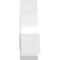 Ekena Millwork Ericson Architectural Grade PVC Gable Bracket, 48"W x 12"H x 4"D x 4"F, 6/12 Pitch GBP048X12X0404ERI00 - alternate 3